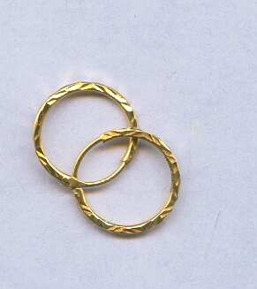 GOLD EARRING PLAIN GENERAL
