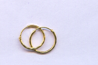 GOLD EARRING PLAIN GENERAL