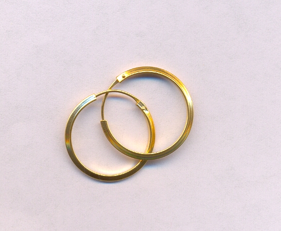 GOLD EARRING PLAIN GENERAL