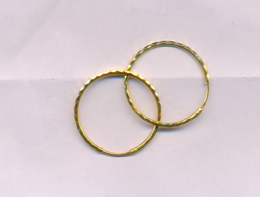 GOLD EARRING PLAIN GENERAL