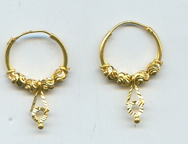 GOLD EARRING PLAIN GENERAL