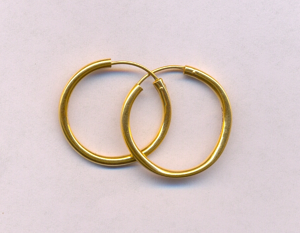 GOLD EARRING PLAIN GENERAL