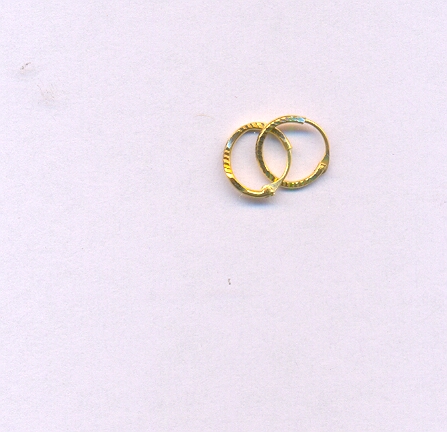 GOLD EARRING PLAIN GENERAL