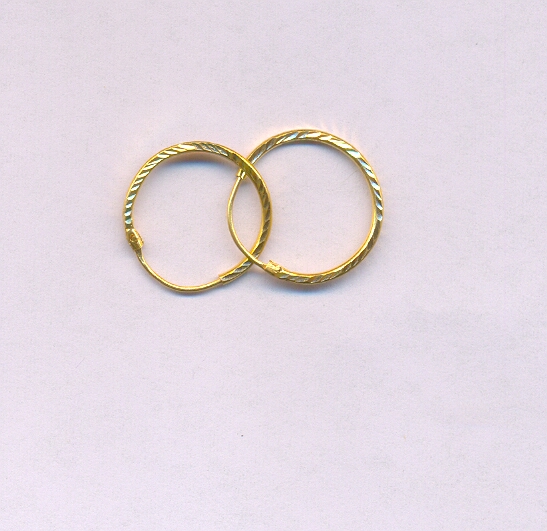 GOLD EARRING PLAIN GENERAL