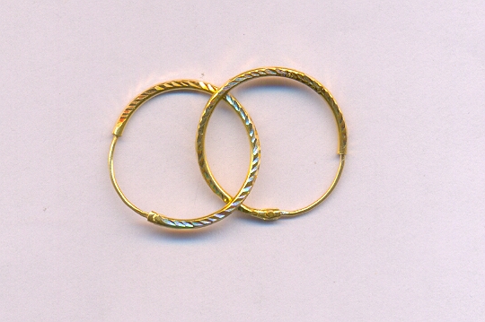 GOLD EARRING PLAIN GENERAL