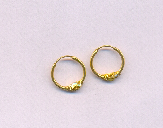 GOLD EARRING PLAIN GENERAL