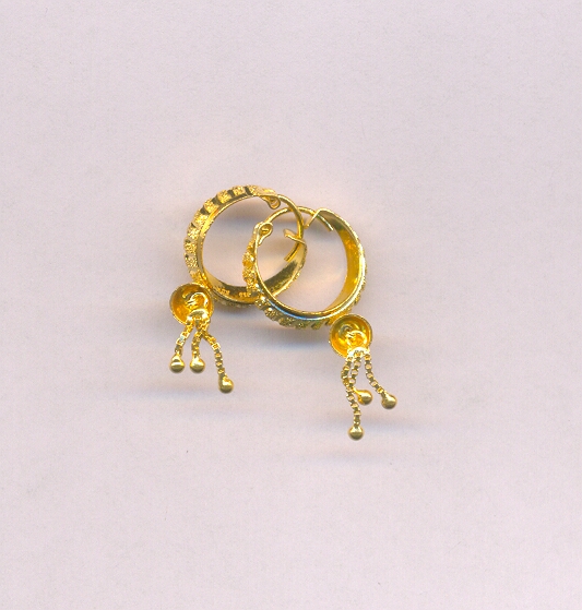 GOLD EARRING PLAIN GENERAL