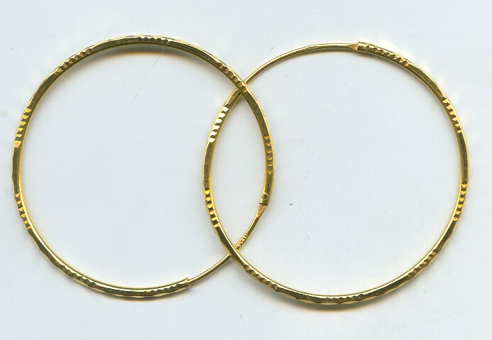 GOLD EARRING PLAIN GENERAL