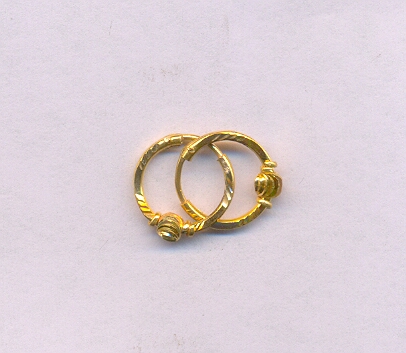 GOLD EARRING PLAIN GENERAL