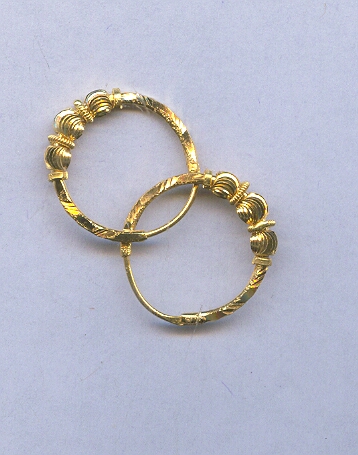 GOLD EARRING PLAIN GENERAL