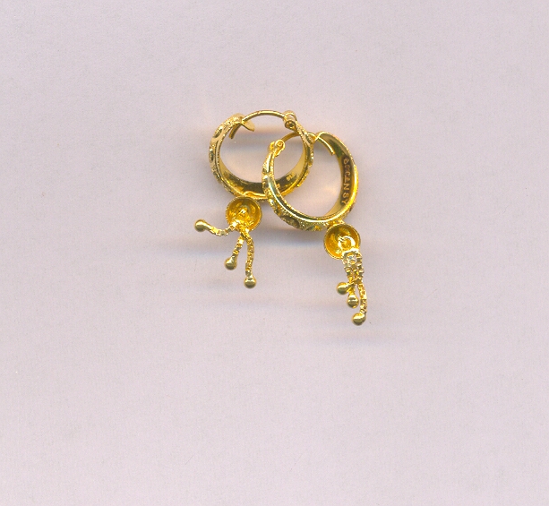 GOLD EARRING PLAIN GENERAL