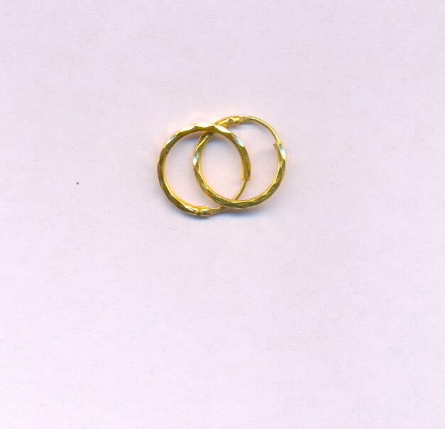 GOLD EARRING PLAIN GENERAL