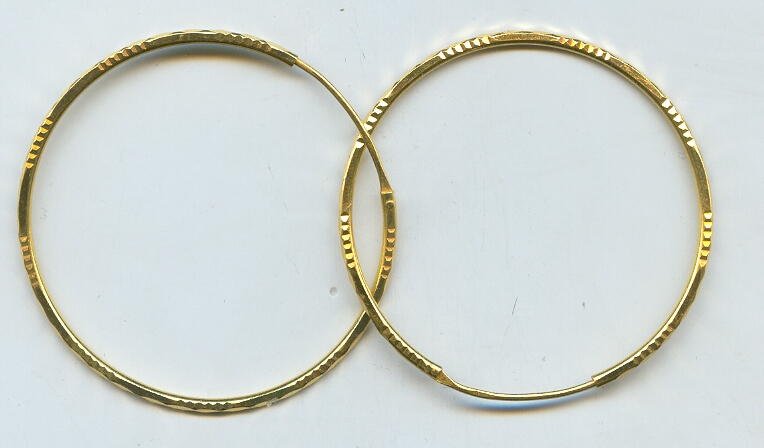 GOLD EARRING PLAIN GENERAL