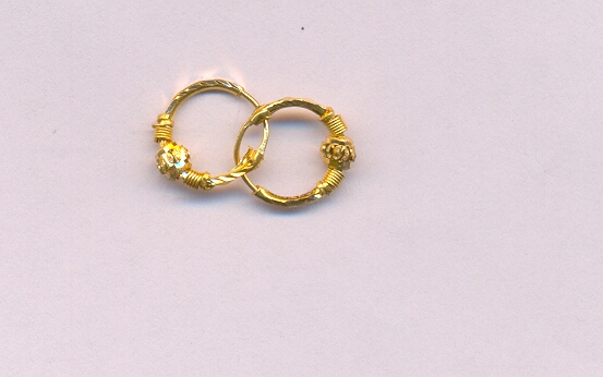GOLD EARRING PLAIN GENERAL