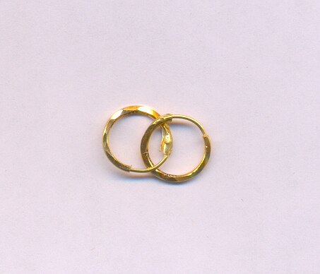 GOLD EARRING PLAIN GENERAL