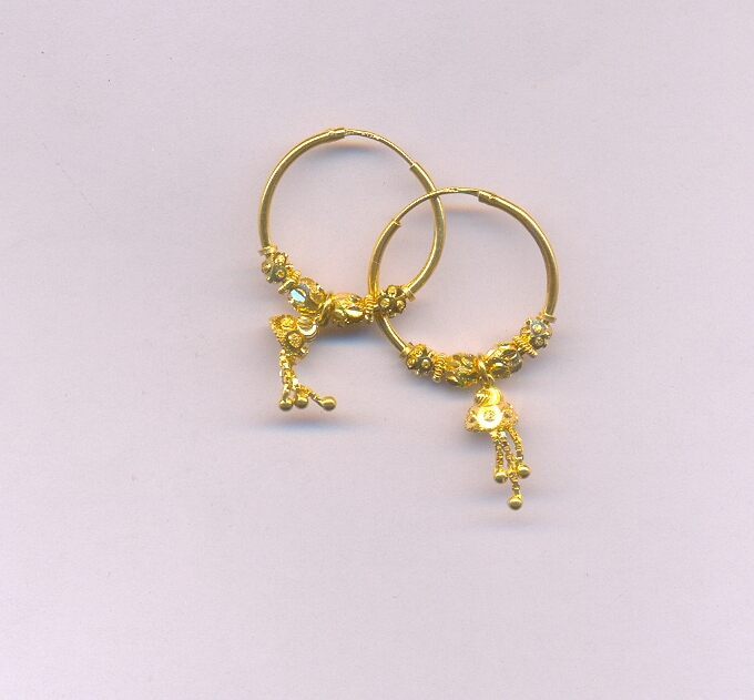 GOLD EARRING PLAIN GENERAL