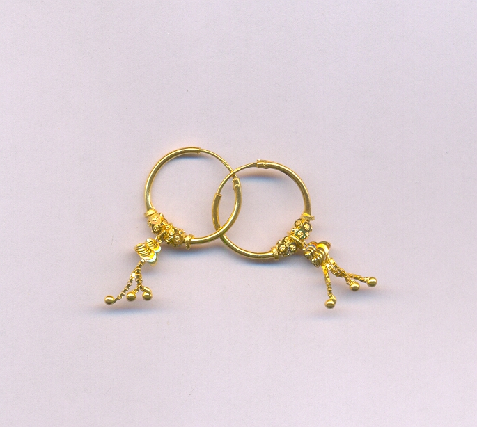 GOLD EARRING PLAIN GENERAL