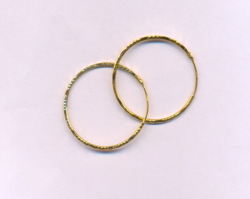 GOLD EARRING PLAIN GENERAL