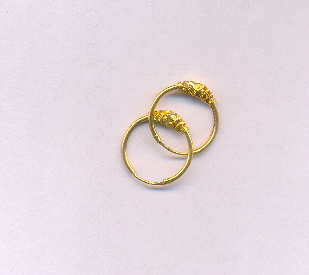 GOLD EARRING PLAIN GENERAL