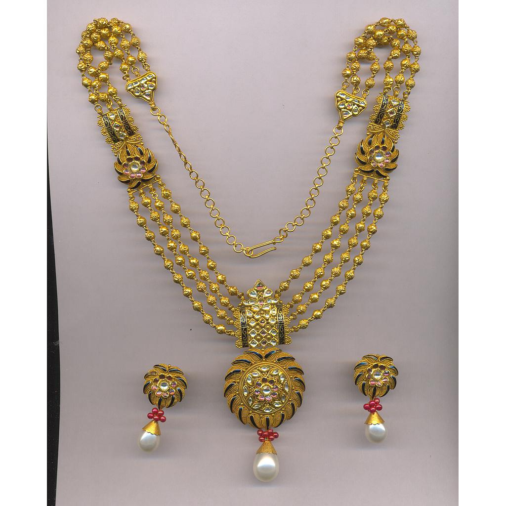 GOLD HALF SET LONG ANTIQUE EXCLUSIVE