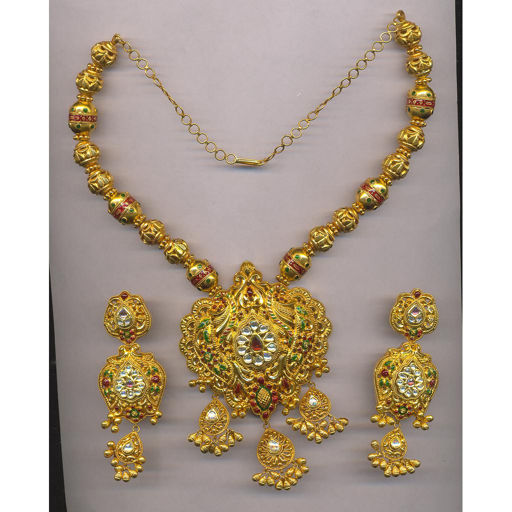 GOLD HALF SET LONG ANTIQUE EXCLUSIVE