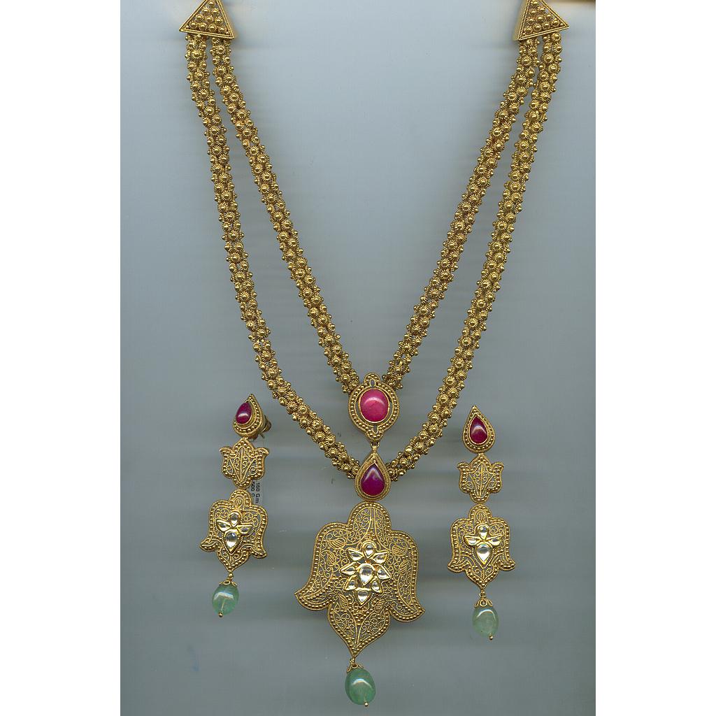 GOLD HALF SET LONG ANTIQUE EXCLUSIVE