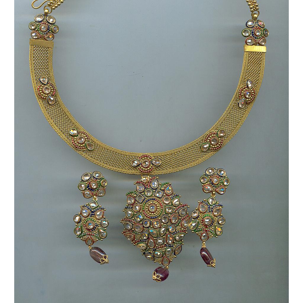 GOLD HALF SET LONG ANTIQUE EXCLUSIVE