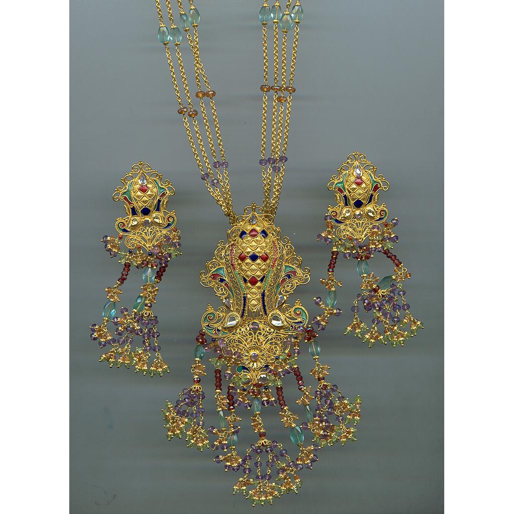 GOLD HALF SET LONG ANTIQUE EXCLUSIVE
