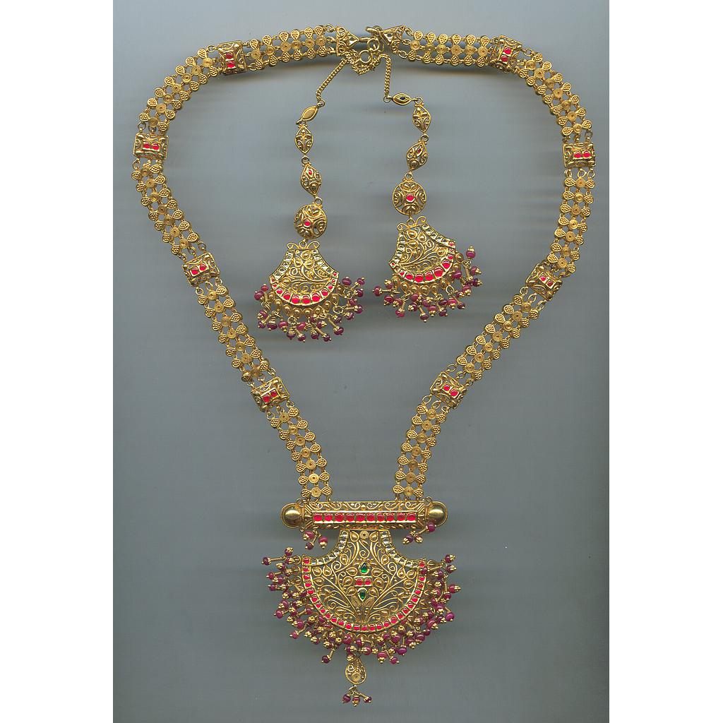 GOLD HALF SET LONG ANTIQUE FANCY