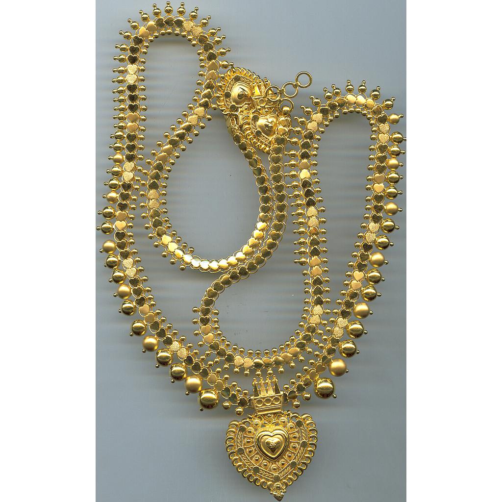 GOLD HALF SET LONG DESIGNER GENERAL