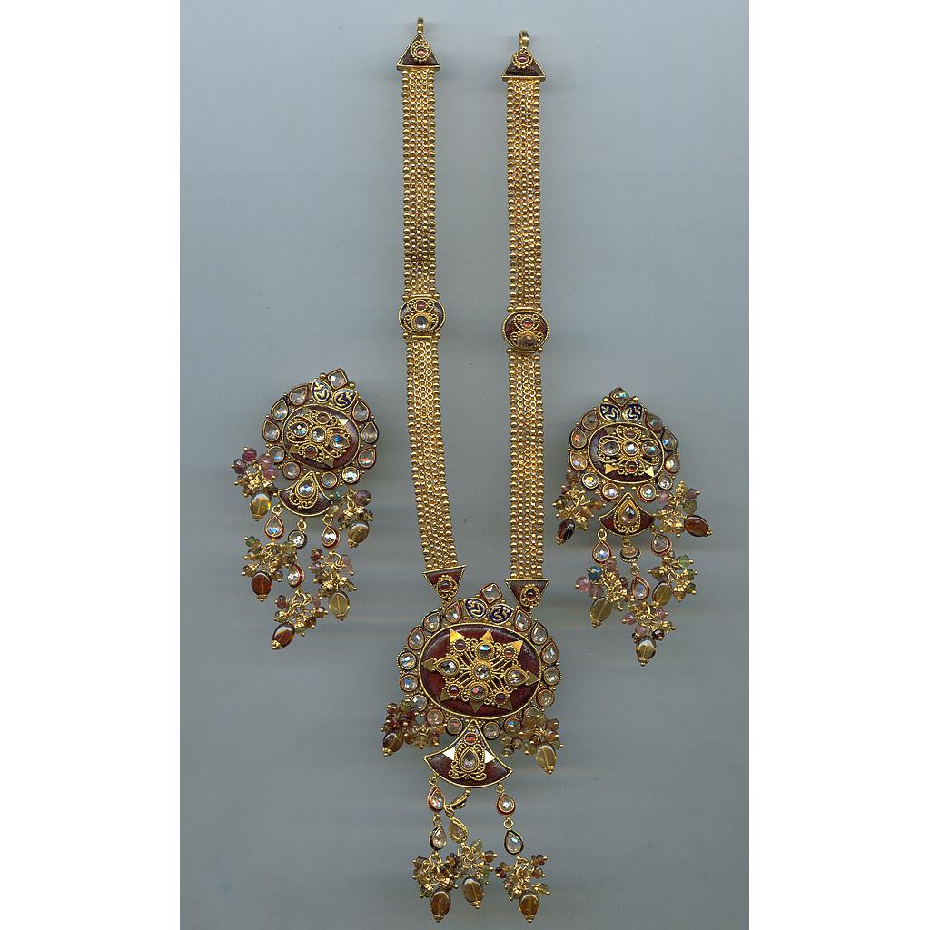 GOLD HALF SET LONG DESIGNER GENERAL