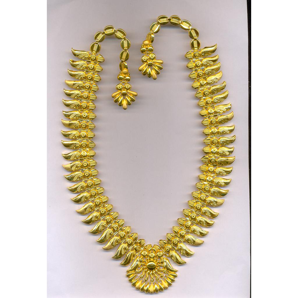 GOLD HALF SET LONG PLAIN EXCLUSIVE