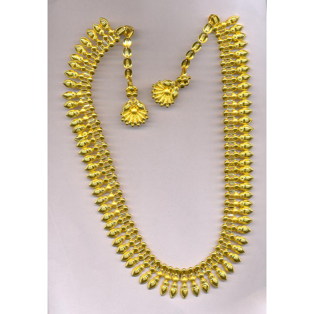 GOLD HALF SET LONG PLAIN EXCLUSIVE