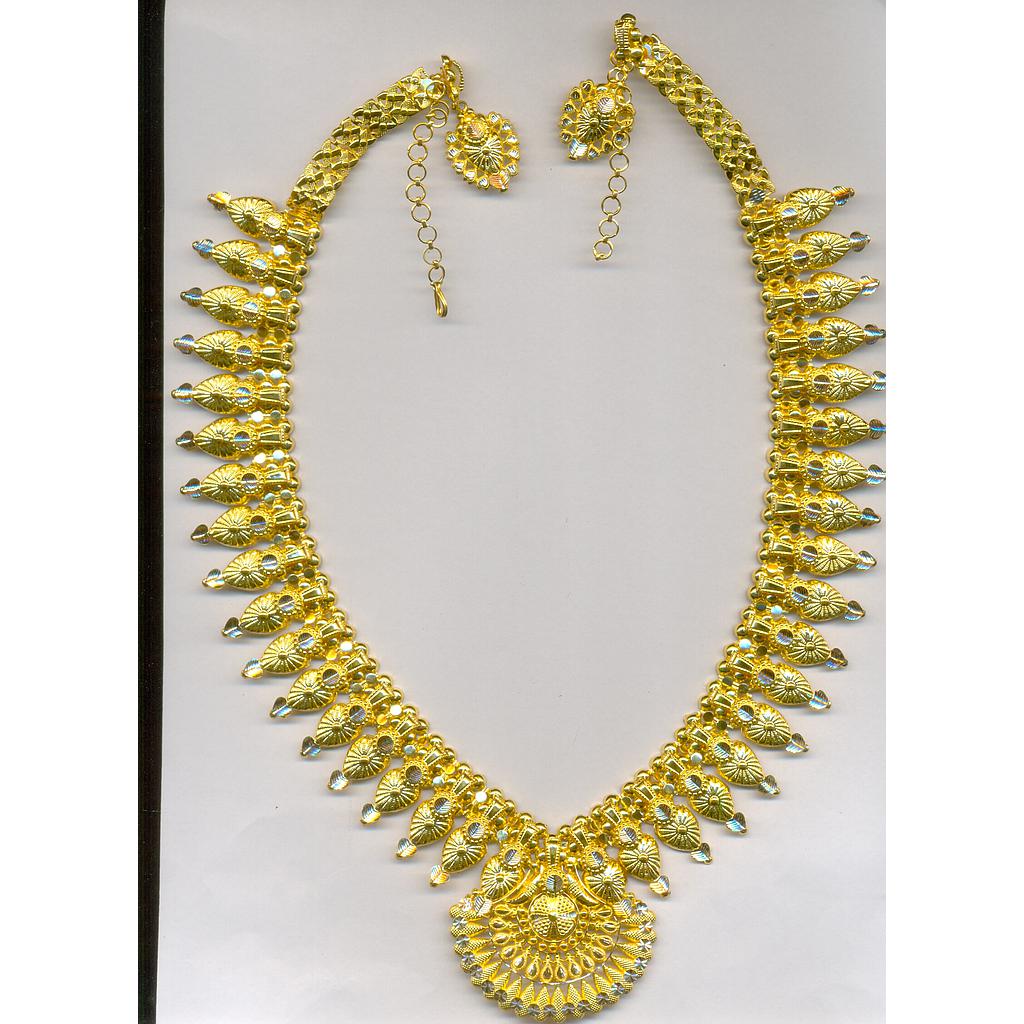 GOLD HALF SET LONG PLAIN EXCLUSIVE