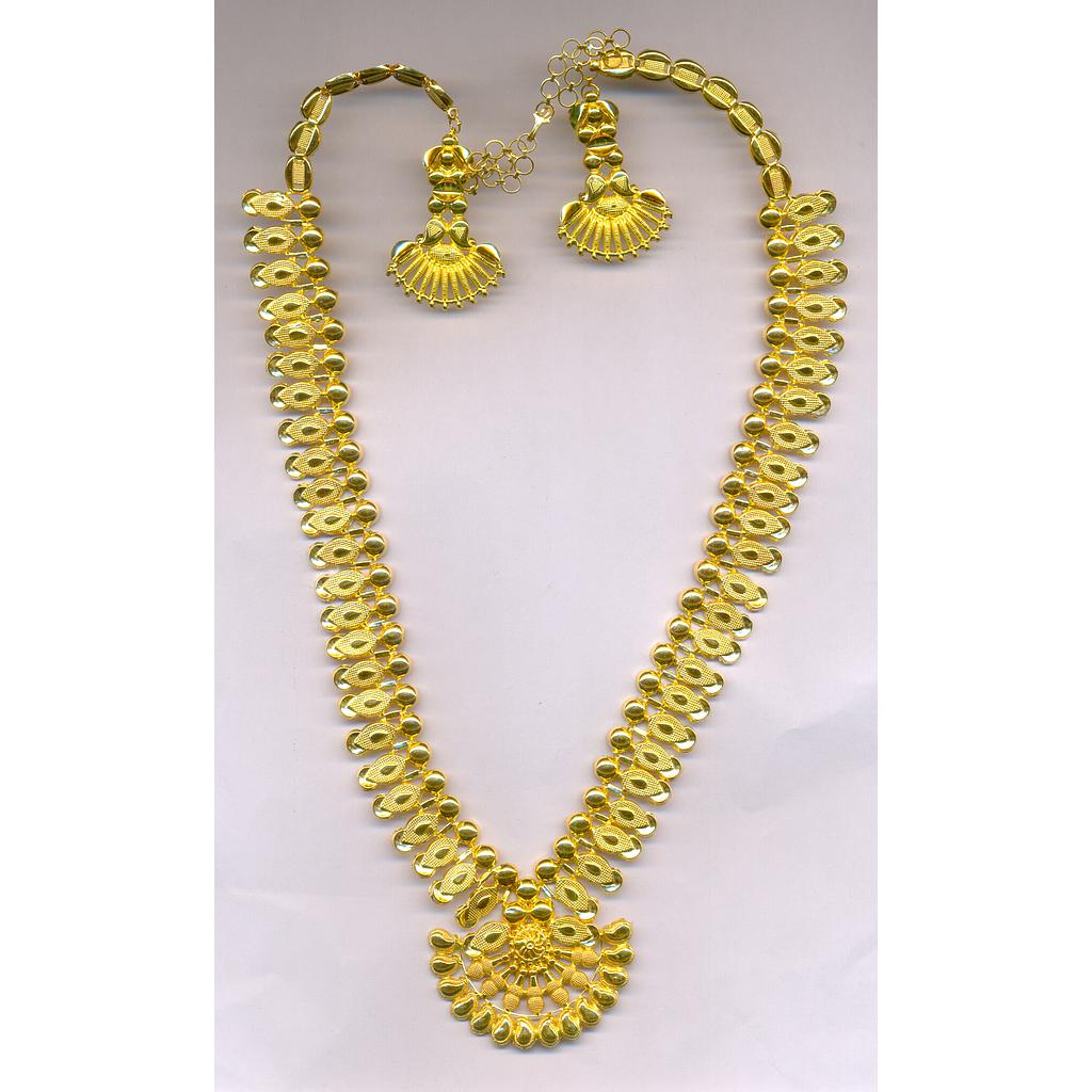 GOLD HALF SET LONG PLAIN EXCLUSIVE