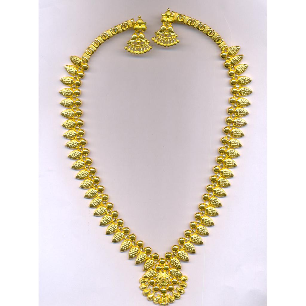 GOLD HALF SET LONG PLAIN EXCLUSIVE
