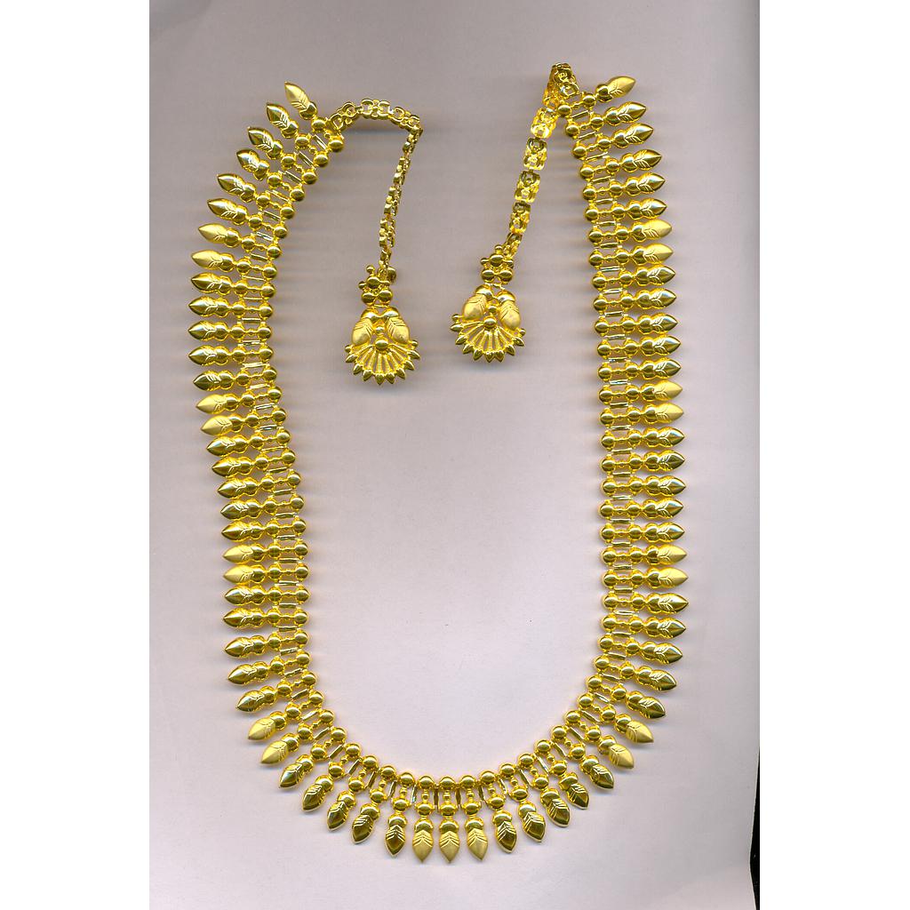 GOLD HALF SET LONG PLAIN EXCLUSIVE