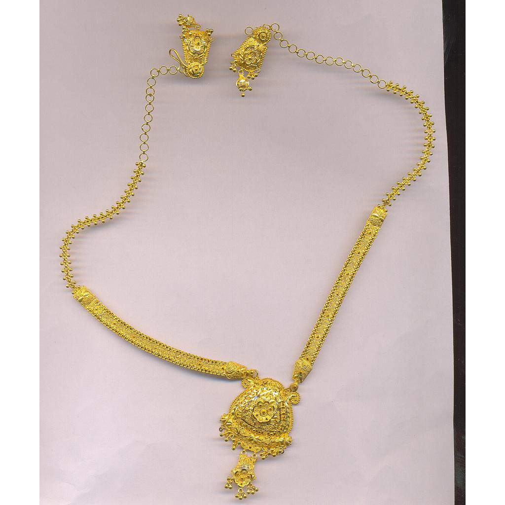 GOLD HALF SET LONG PLAIN GENERAL