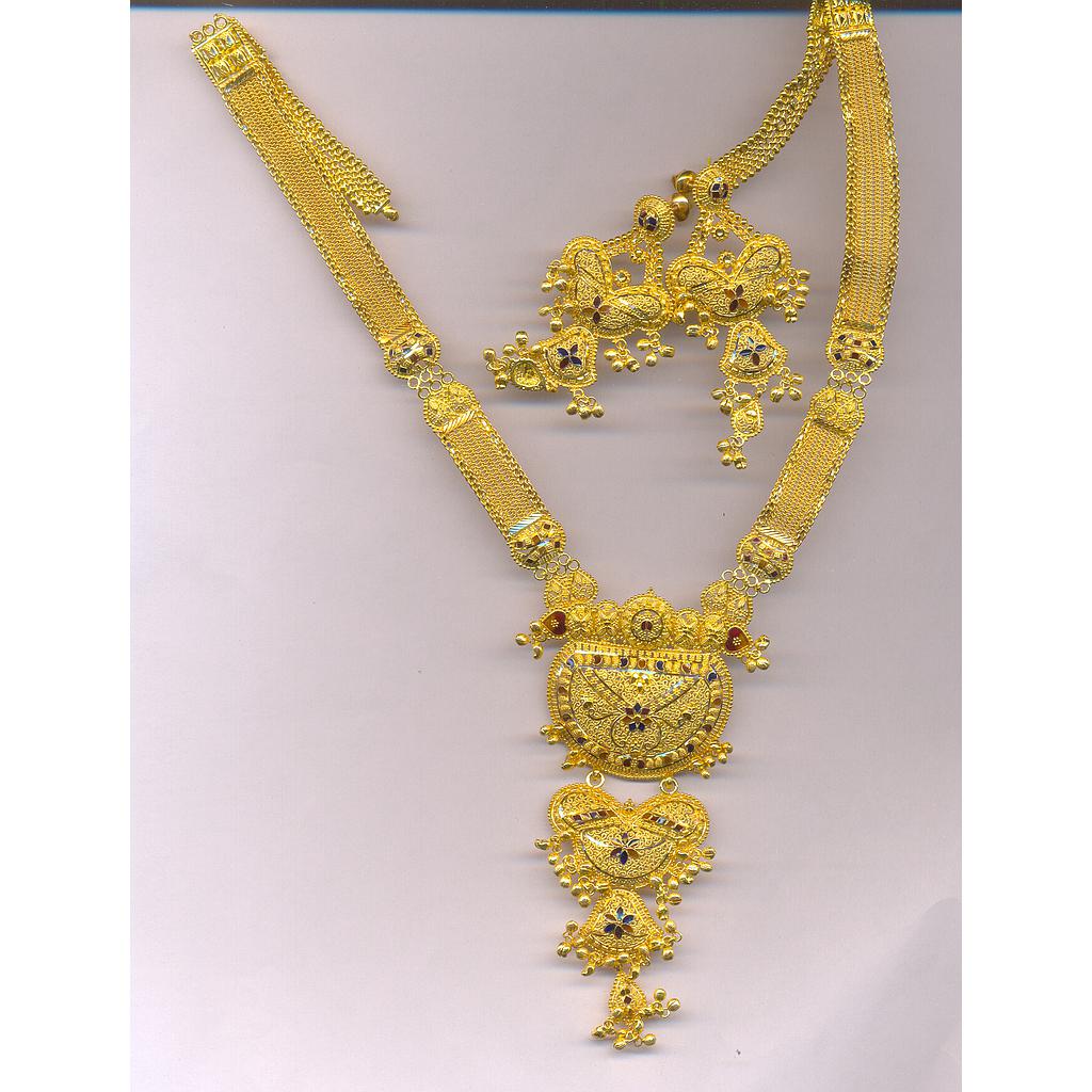 GOLD HALF SET LONG PLAIN GENERAL