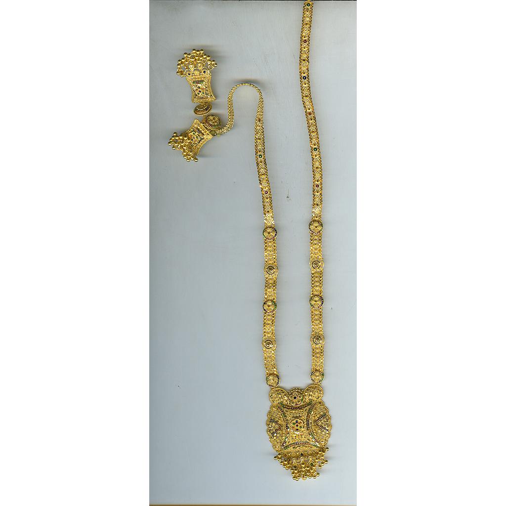 GOLD HALF SET LONG PLAIN GENERAL