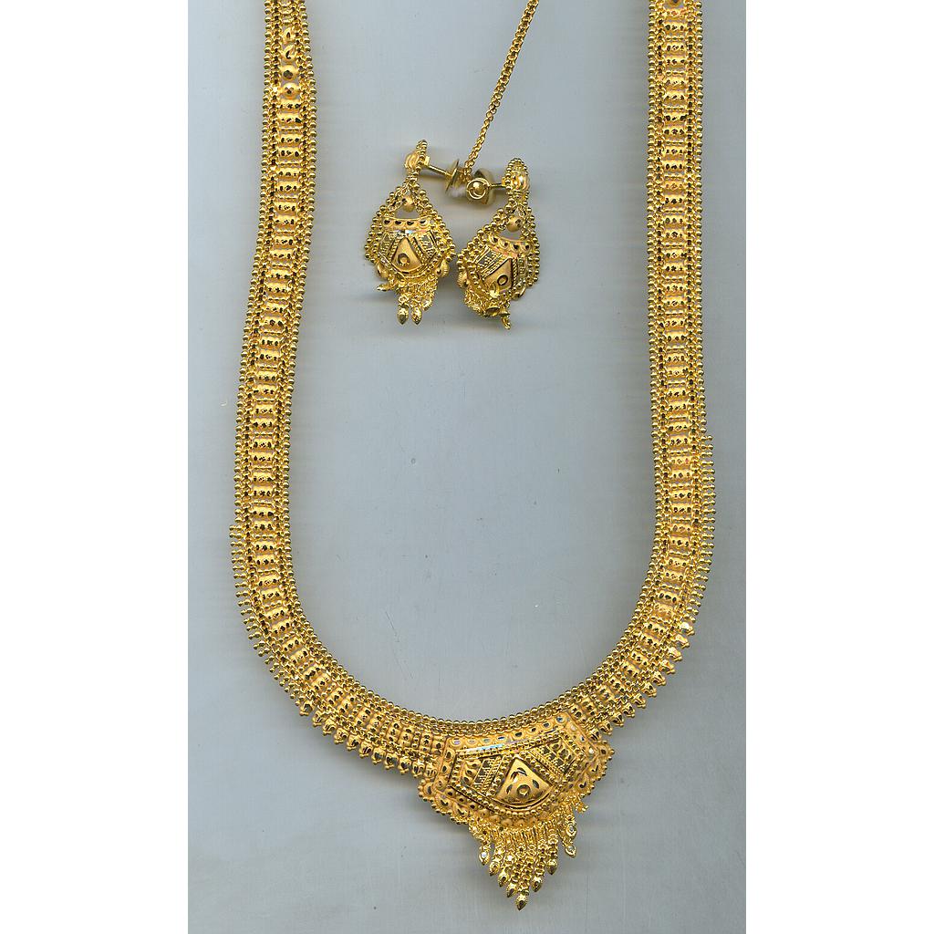 GOLD HALF SET LONG PLAIN GENERAL