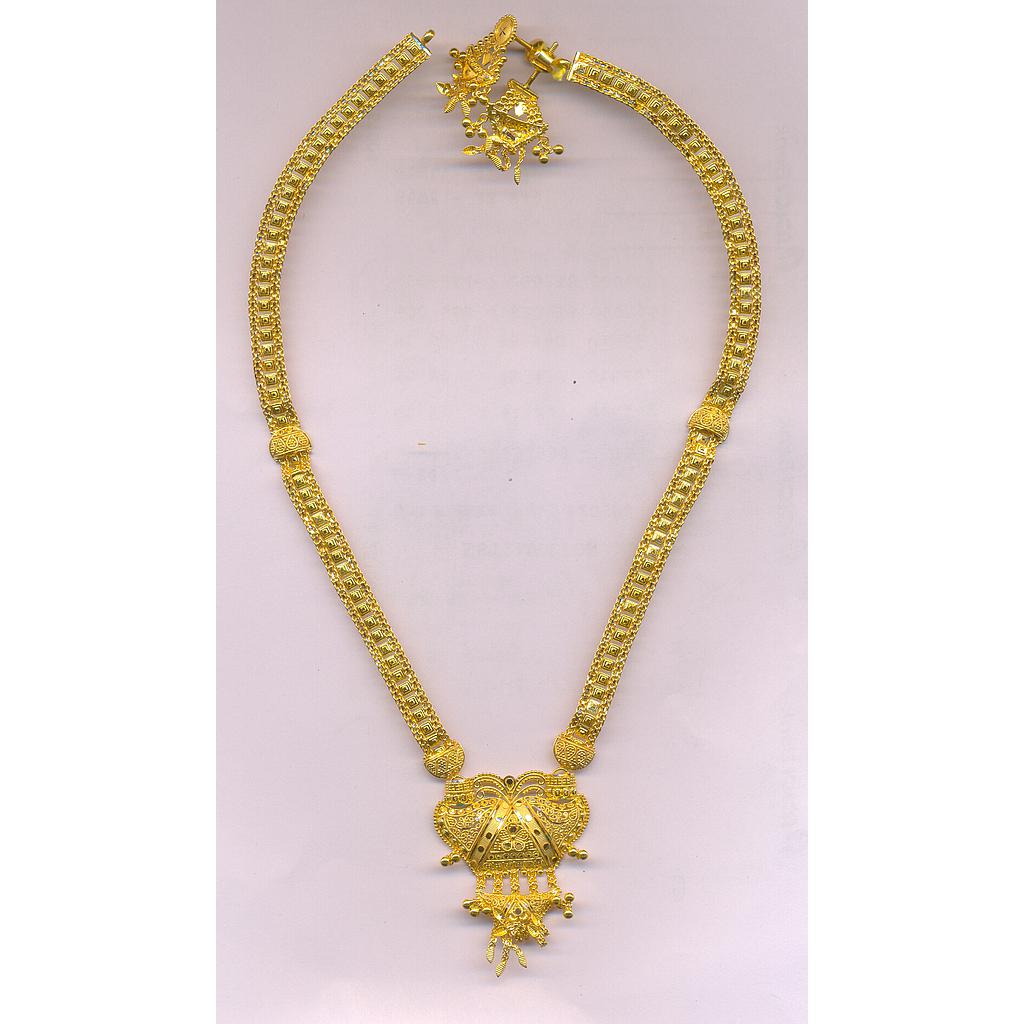 GOLD HALF SET LONG PLAIN GENERAL