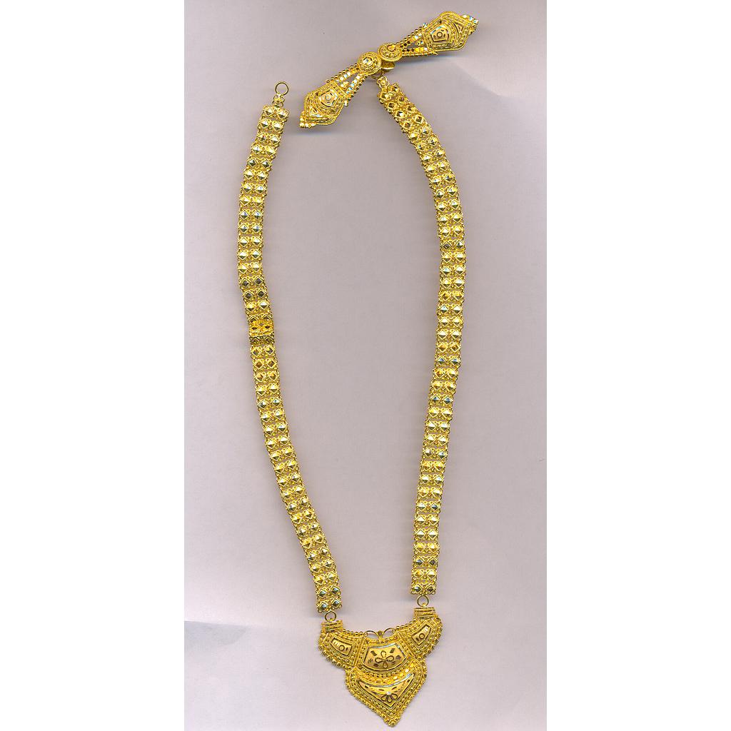 GOLD HALF SET LONG PLAIN GENERAL