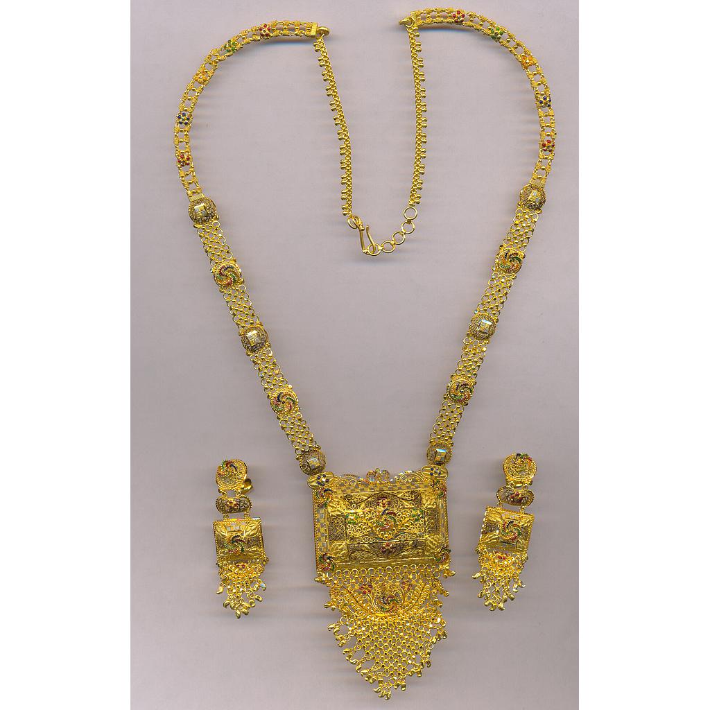 GOLD HALF SET LONG PLAIN GENERAL
