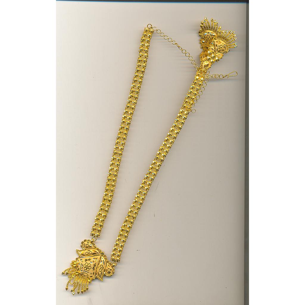 GOLD HALF SET LONG PLAIN GENERAL