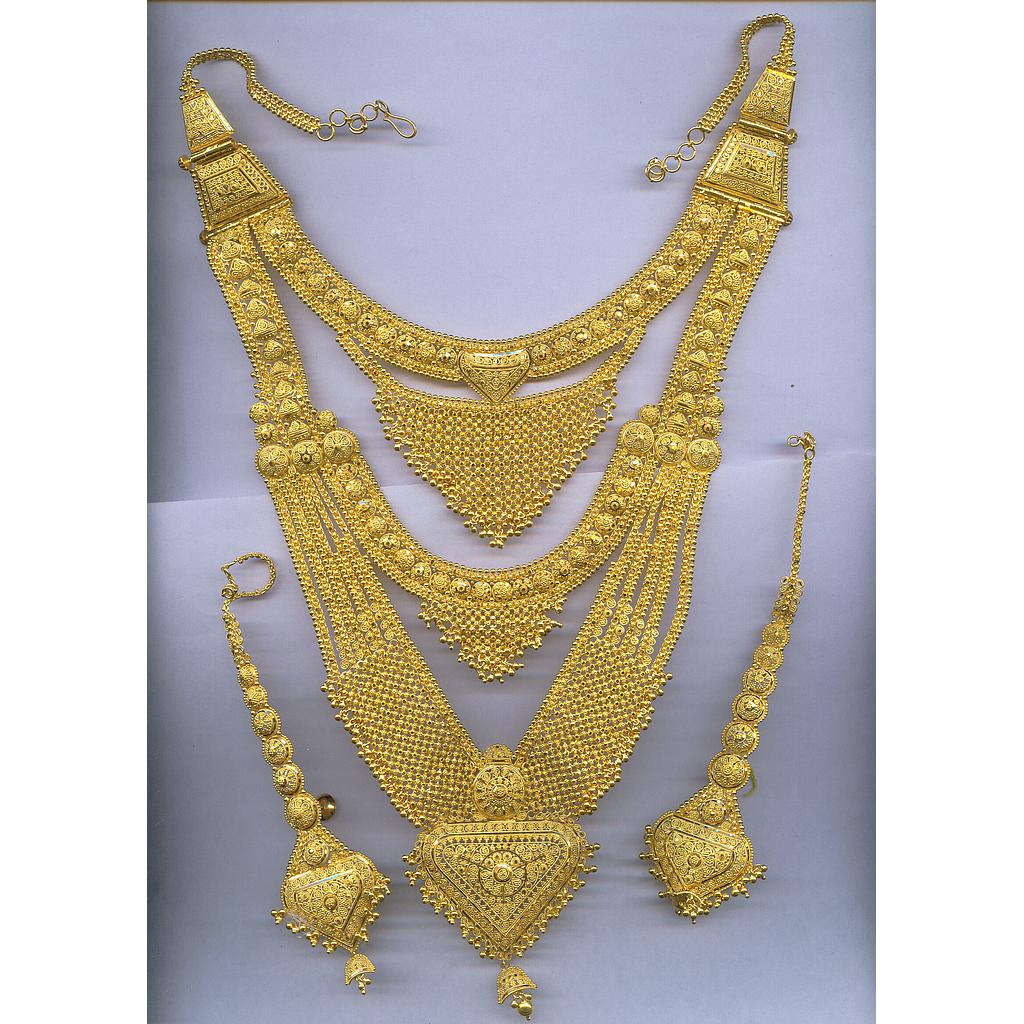 GOLD HALF SET LONG PLAIN GENERAL