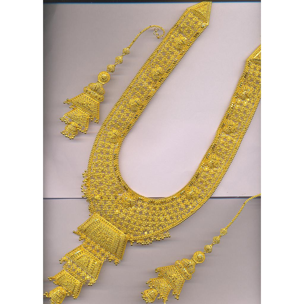 GOLD HALF SET LONG PLAIN GENERAL