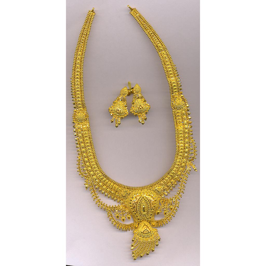 GOLD HALF SET LONG PLAIN GENERAL