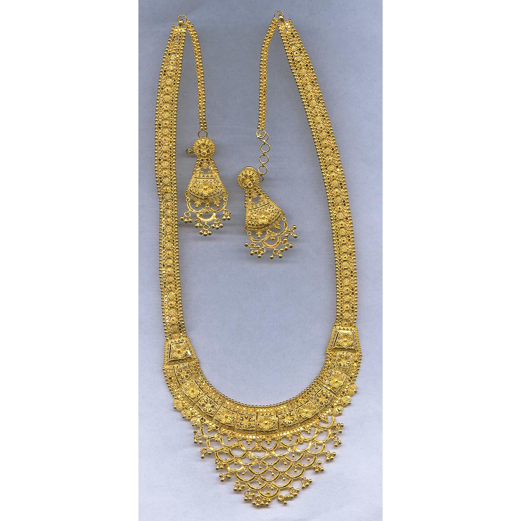GOLD HALF SET LONG PLAIN GENERAL