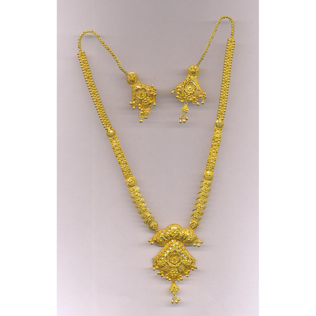GOLD HALF SET LONG PLAIN GENERAL